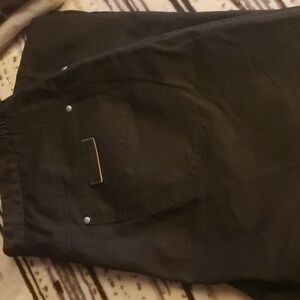 Gitano Black Bootcut Jeans Elastic Stretch at Waist Aka. Flex Waist 38